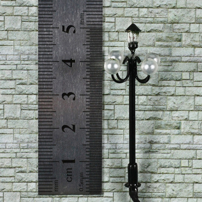 중국 HO 기차 배치 점화를 위한 거리 모형 가로등 기둥 T51 6V 5cm 협력 업체