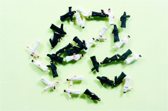 중국 주문 가늠자 1:200 건축 축소 모형 사람들은 1.0cm 아라비아인 숫자를 그렸습니다 협력 업체