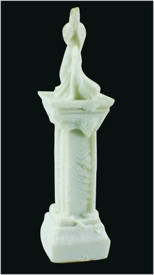 중국 MD01 흰색 바탕 화면 조각 3D 스케일 모델 2 옥 * 6.5 cm 협력 업체