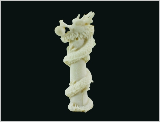 중국 MD02 야외 PE 비닐 옥 흰색 바탕 화면 조각 3D 스케일 모델 1.5 * 5 cm 드래곤 기둥 협력 업체