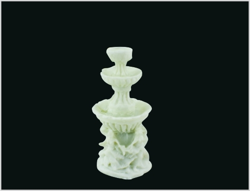 중국 MD03 PE 플라스틱 흰색 조각 3D 스케일 모델 2 * 4 cm 정원 봄 협력 업체