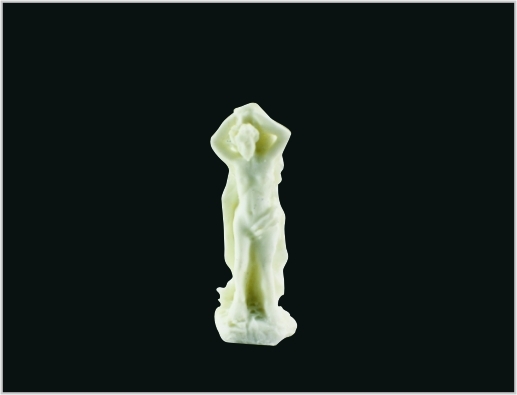 중국 MD12 1 * 3.5 cm 데스크톱 조각 옥 흰색 3D 스케일 모델 강한 사람 협력 업체