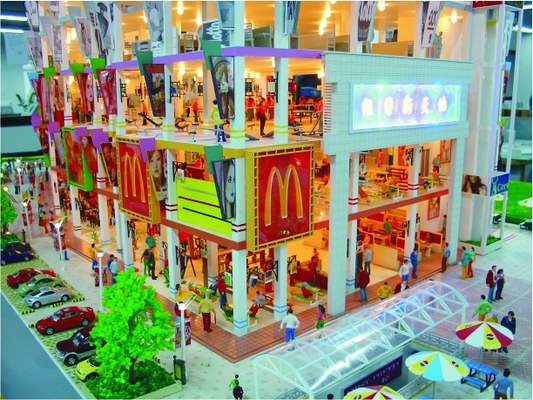 중국 OEM 도시 Architechtural 스케일 모델 철도 풍경 배경 협력 업체