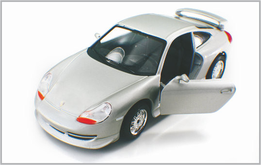 중국 1개/24는 Decoratio로 합금 은빛 백색 주문 축소 모형 차 Porsche GT3를 집으로 Diecast 협력 업체