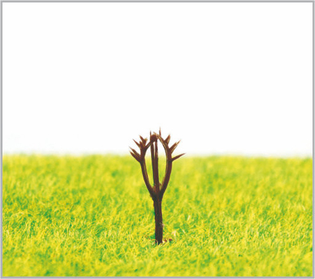 중국 A25 호 규모 건축 미니어처 모델 트리 플라스틱 봉 2.5 cm 협력 업체