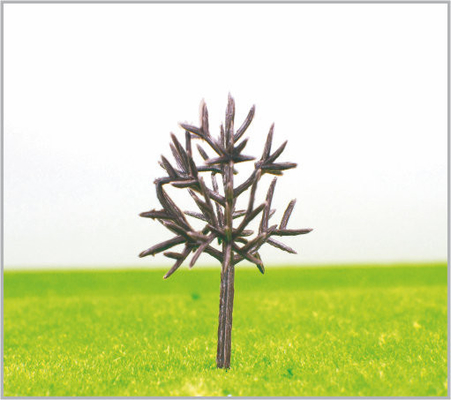 중국 B4524 N 게이지 기차 레이아웃 미니어처 모델 나무 · 녹색 플라스틱 거리 가로 4.5 cm 협력 업체