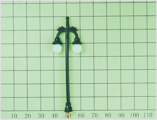 중국 T8 OEM 일자형 빛나는 거리 모델 가로등 기차 레이아웃에 대 한 7 cm 협력 업체