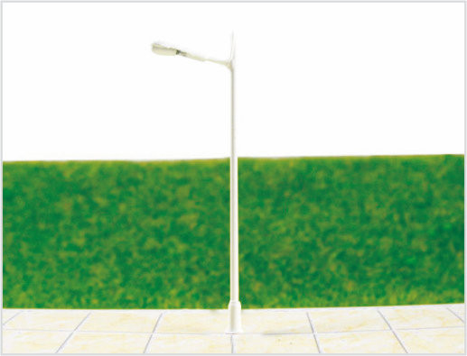 중국 T25 6V 7.5 cm 기차 레이아웃에 대 한 빛나는 미니어처 스트리트 모델 램프 게시물 빛 협력 업체
