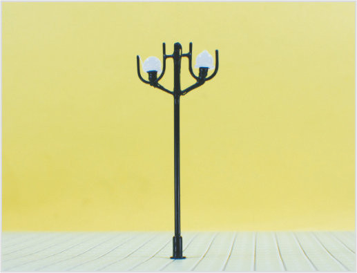 중국 T137 OEM 6V 빛나는 스트리트 모델 가로등 기차 레이아웃 / 공장 레이아웃 협력 업체