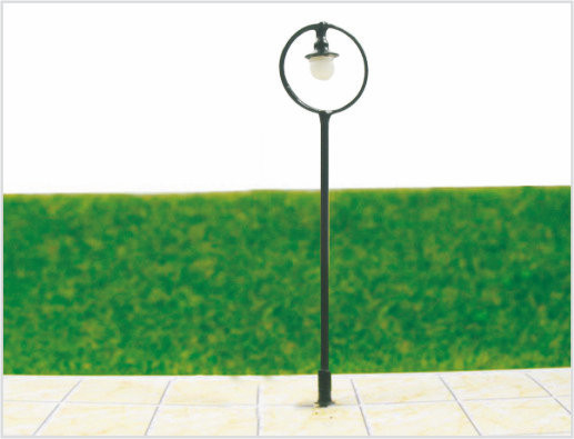 중국 T87 6V 8.5 cm 기차 레이아웃에 대 한 빛나는 미니어처 스트리트 모델 램프 게시물 빛 협력 업체