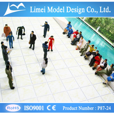 P87-24 대 호 건축 규모의 모델 사람 그려진 인물 2.0 cm 협력 업체