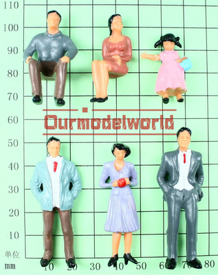 옥외 건축 축소 모형 사람들 주거 5.5cm DIY 협력 업체