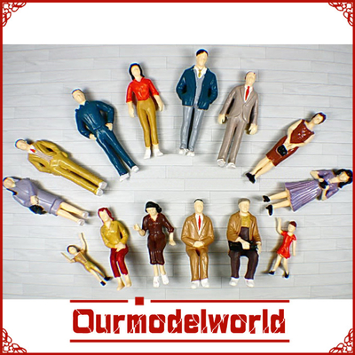 7.0cm 소형 실내 사람들 여성 모형은 OEM ODM 주문 패킹을 계산합니다 협력 업체