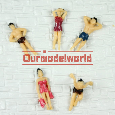 1.8cm 다채로운 건축 축소 모형 사람들, 수영을 그리는 건축 배치를 위해 1:100는 계산합니다 협력 업체