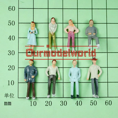 4.3cm 건축 축소 모형 사람들 건축 가늠자는 아BS 플라스틱을 계산합니다 협력 업체