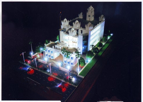 Gurudwara 축소 모형을 점화하는 주문 소형 건축 모형 제작자 협력 업체