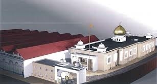 Gurudwara 축소 모형을 점화하는 주문 소형 건축 모형 제작자 협력 업체
