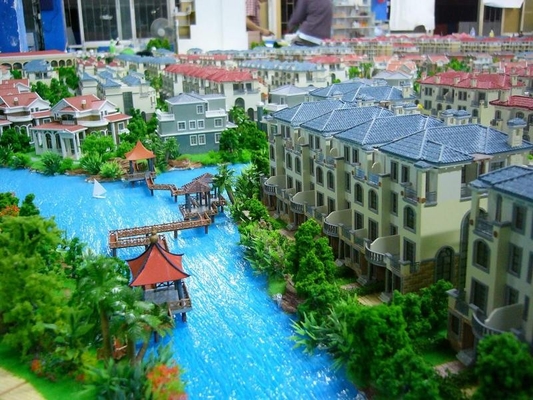 별장 축소 모형 만들기 점화하는 3D 별장 건축 모형 제작자 협력 업체