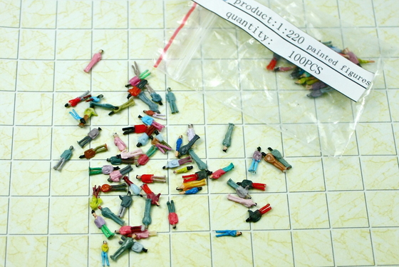 P 200-10B 200 건축 규모 모델 사람들이 그려진 인물 1.0 cm 협력 업체