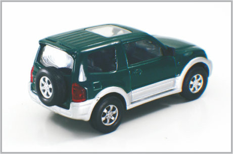 1개/43는 녹색 합금 수집 &amp; 선물을 위한 주문 축소 모형 차 Mitubishi Pajero를 Diecast 협력 업체