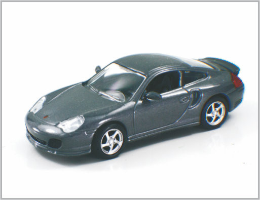 수집을 위한 1/43대의 Diecast 탄소 검정 합금 주문 축소 모형 차 Porsche 911 터보 협력 업체