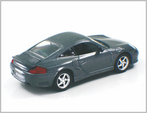 수집을 위한 1/43대의 Diecast 탄소 검정 합금 주문 축소 모형 차 Porsche 911 터보 협력 업체