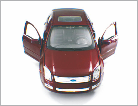 선물로 합금 진한 빨강색 주문 축소 모형 차 2006년 포드 소형 Diecast 융해 협력 업체