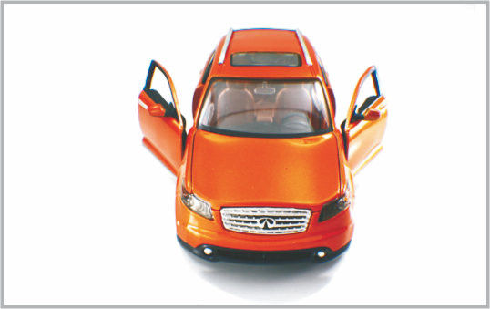 1개/24는 Decoratio로 합금 주황색 빨간 주문 축소 모형 차 Infiniti를 집으로 Diecast 협력 업체