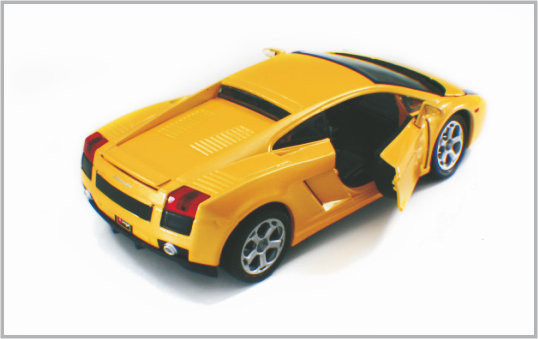 1개/24는 수집으로 합금 노란 주문 축소 모형 차 LamboighiniGallardo를 Diecast 협력 업체