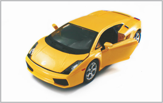 1개/24는 수집으로 합금 노란 주문 축소 모형 차 LamboighiniGallardo를 Diecast 협력 업체