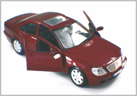 1개/24는 Decoratio로 합금 진한 빨강색 주문 축소 모형 차 Mercedes Benzs 종류를 Diecast 협력 업체