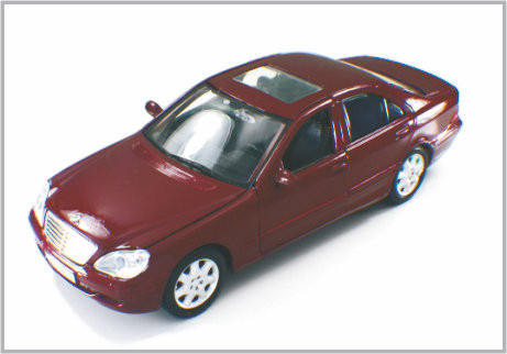 1개/24는 Decoratio로 합금 진한 빨강색 주문 축소 모형 차 Mercedes Benzs 종류를 Diecast 협력 업체