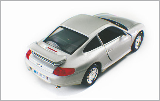 1개/24는 Decoratio로 합금 은빛 백색 주문 축소 모형 차 Porsche GT3를 집으로 Diecast 협력 업체