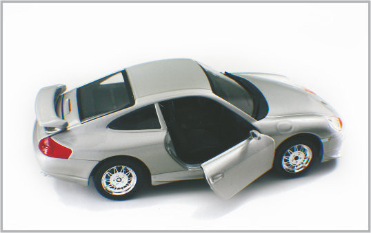 1개/24는 Decoratio로 합금 은빛 백색 주문 축소 모형 차 Porsche GT3를 집으로 Diecast 협력 업체