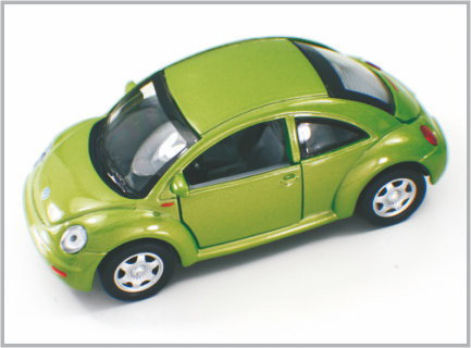 Customizable Diecast 장난감 사랑스러운 주문 축소 모형 차 새로운 BETTLE 협력 업체